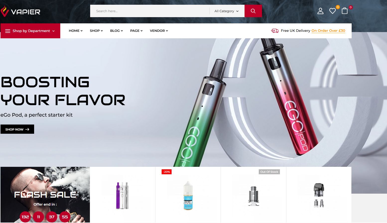 vapier woocommerce theme
